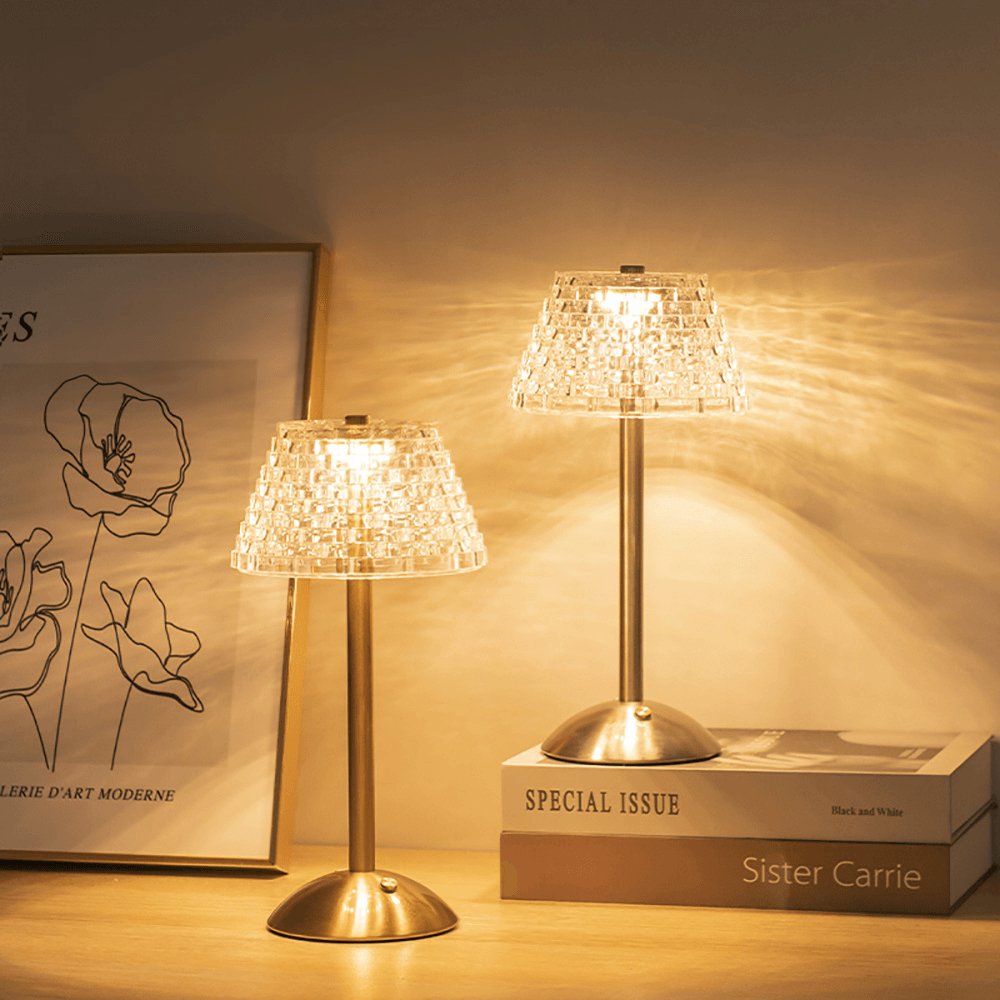 Junips | AuraGlow Table Lamp - Rechargeable LED Lamp with Dimming Function