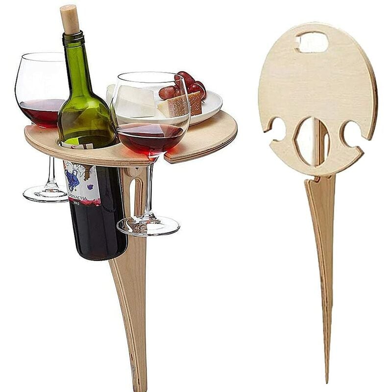 Junips | Outdoor portable DIY folding table for wine