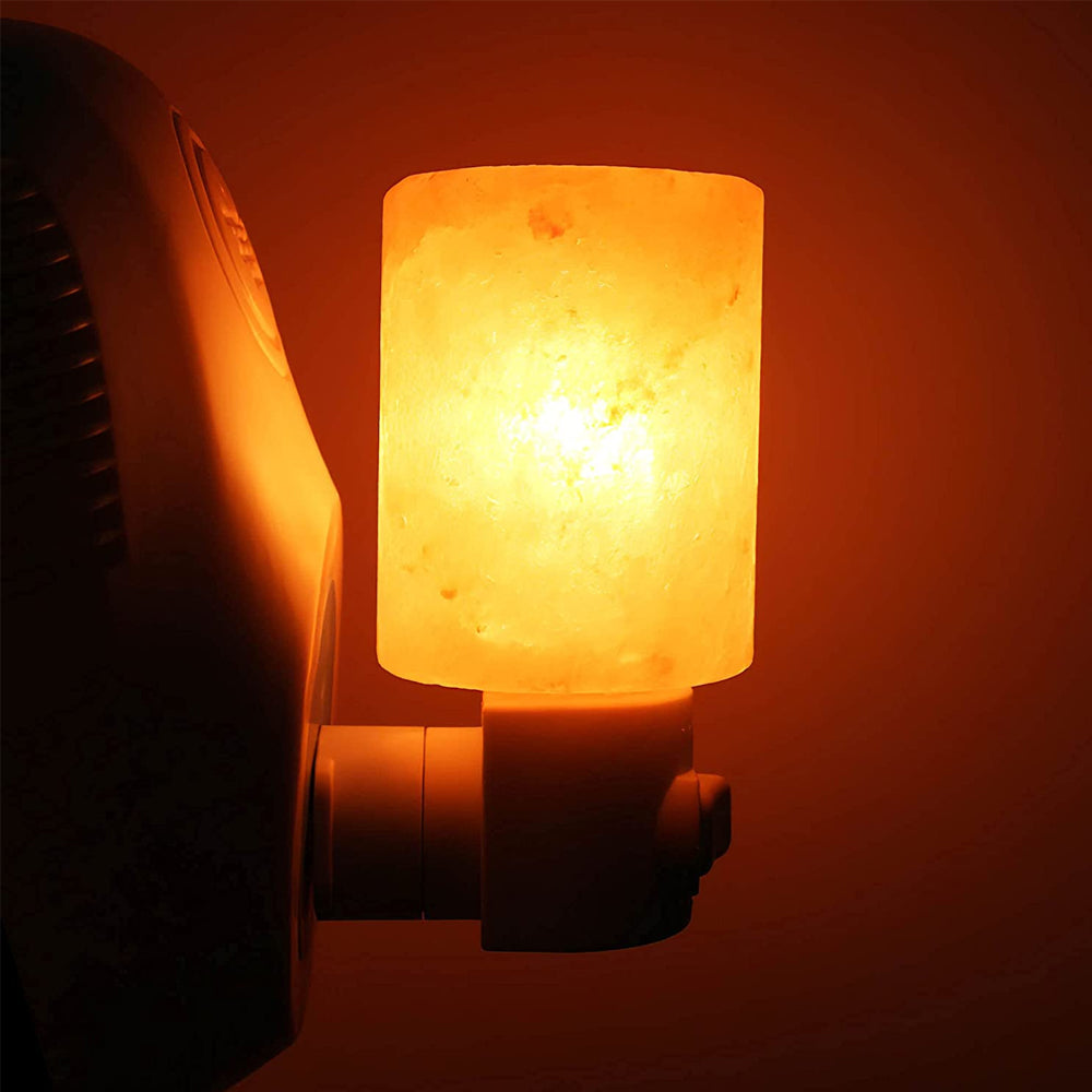 Junips | Natural crystal Himalayan salt lamp | Plug bedside lamp