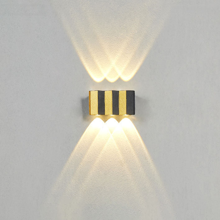 Junips | Modern Light Luxury Golden Aluminium Outdoor Waterproof Terrace LED Wall Light Lamp