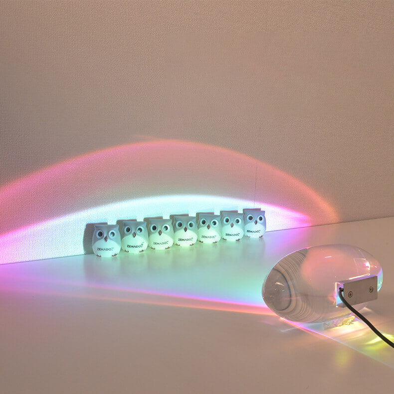 Junips | Creative Crystal Projection Angel Eyes LED Table Lamp