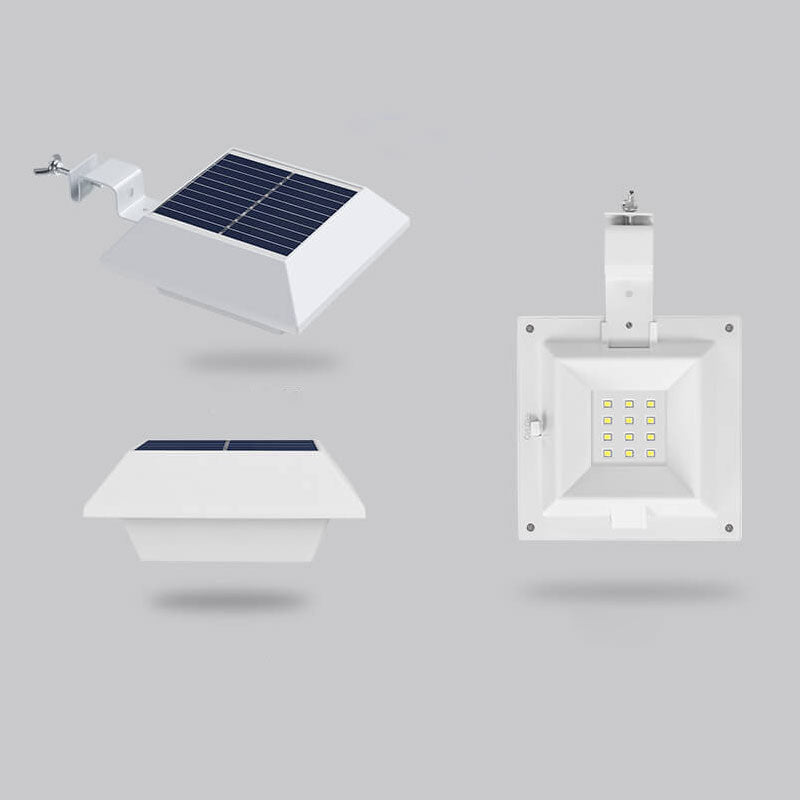 Junips | Solar UFO Shape Design Fence Light LED Outdoor Wall Lamp