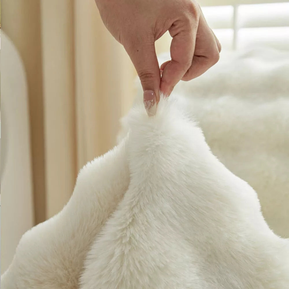 Junips | Faux Fur Recliner Sofa Cover