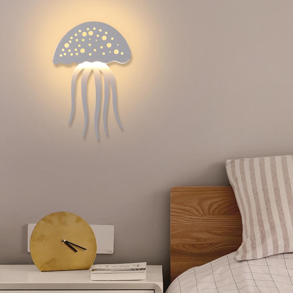 Junips | Modern creative 1-Light LED Jellyfish Wall Light