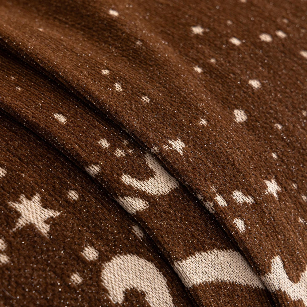 Junips | Cursive Glittering Chenille Sofa Cover