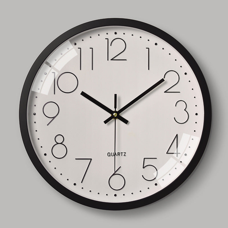 Junips | Simple Design 3D Silent Classroom Wall Clock 30 cm