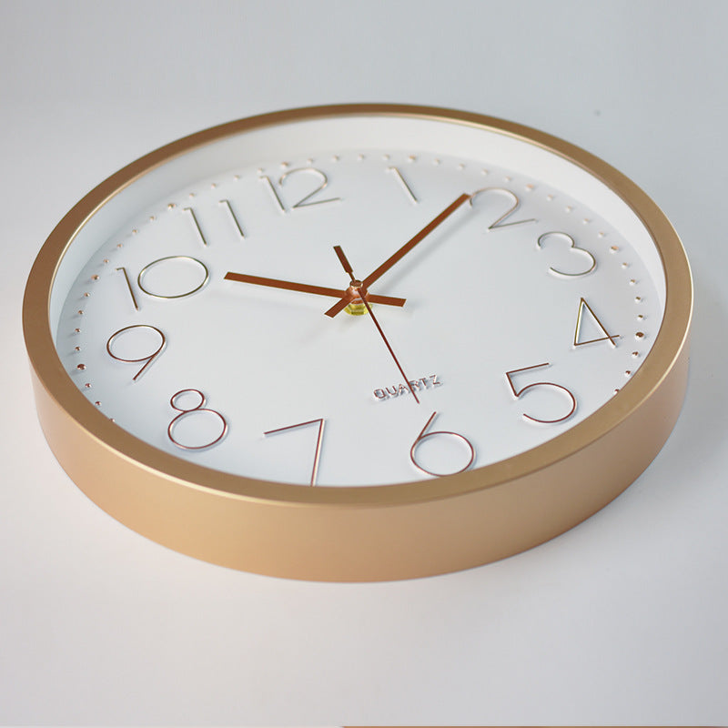 Junips | Simple Design 3D Silent Classroom Wall Clock 30 cm