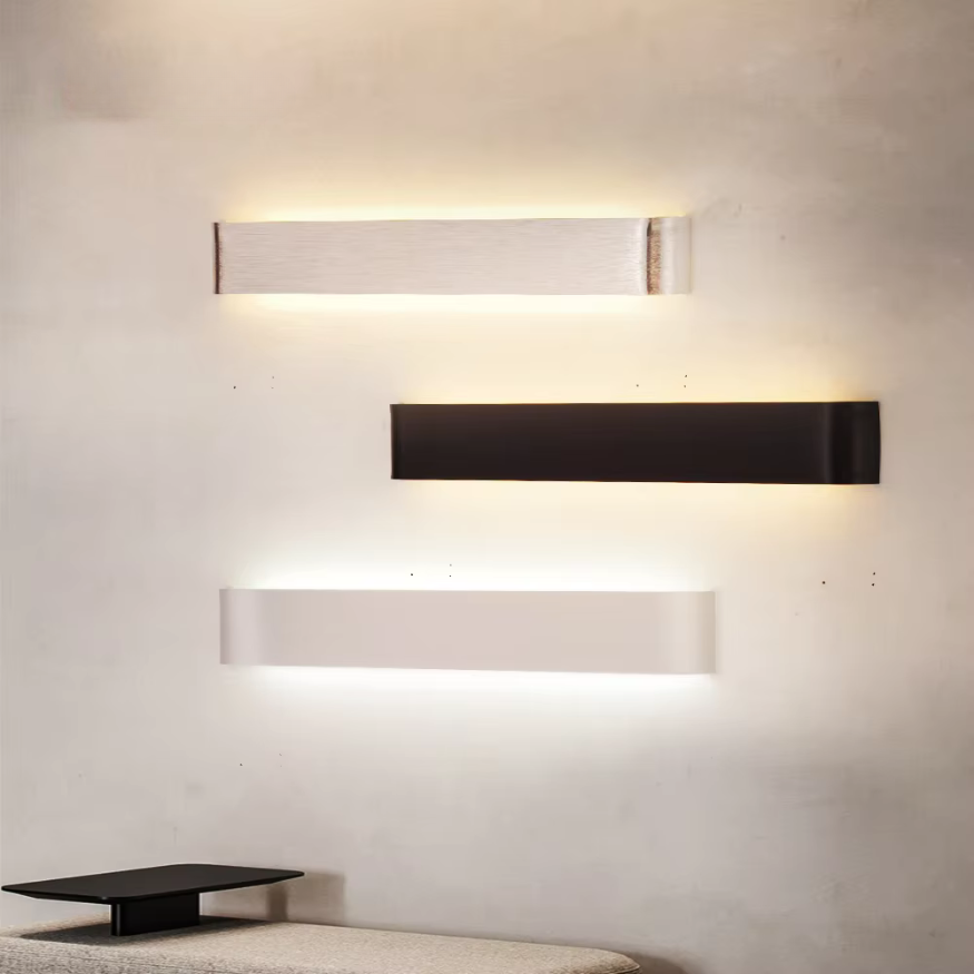 Junips | Nordic LED Wall Light - Modern Brushed Aluminum Indoor Wall Light
