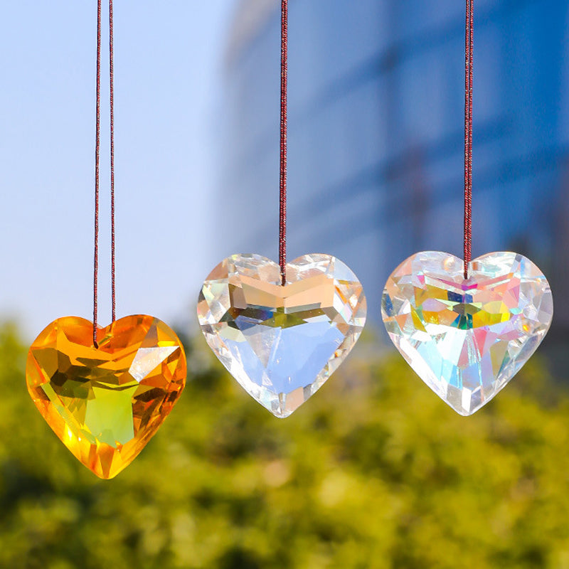 Junips | Hanging Heart Sun Catcher Prism Crafts