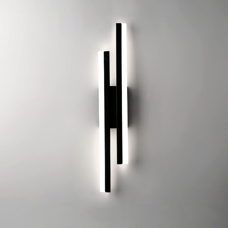 Junips | Alana Modern LED Wall Light - Elegant Black/Gold Wall Lighting for Living Room and Bedroom