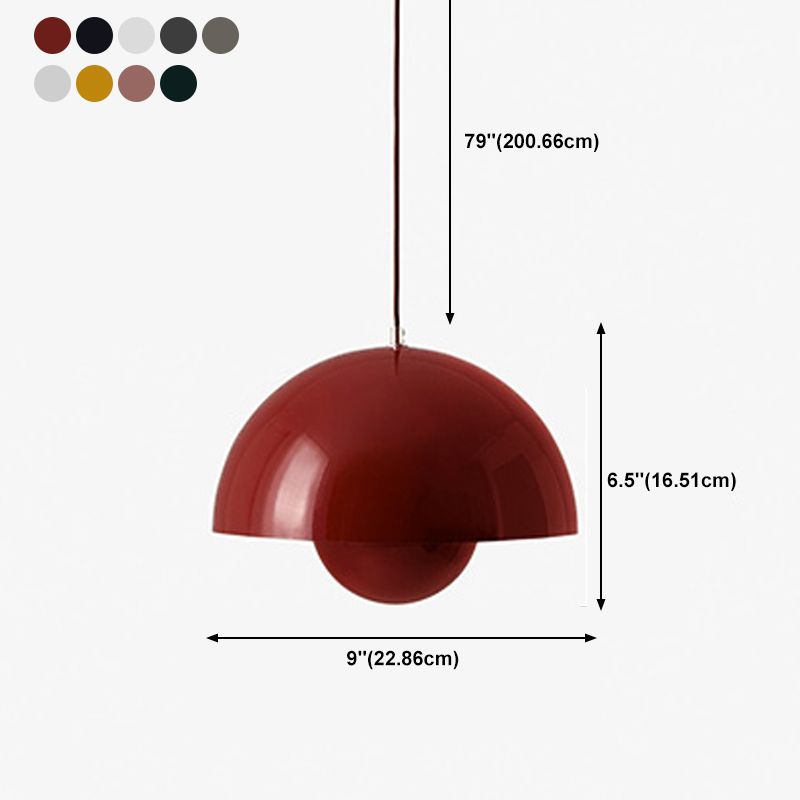 Junips | Modern creative 1-light pendant lamp wrought iron geometric hanging lamp