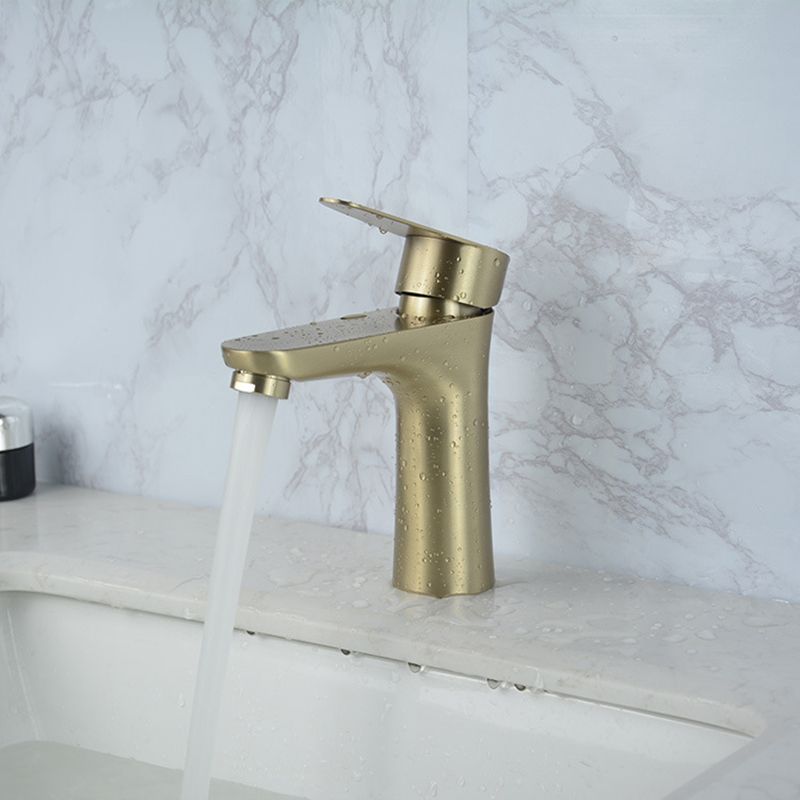 Junips | Modern Basin Tap Monochrome Center Mount Low Arc Faucet for Bathroom