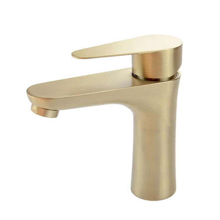Junips | Modern Basin Tap Monochrome Center Mount Low Arc Faucet for Bathroom
