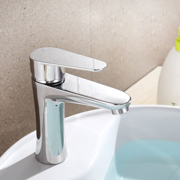 Junips | Modern Basin Tap Monochrome Center Mount Low Arc Faucet for Bathroom