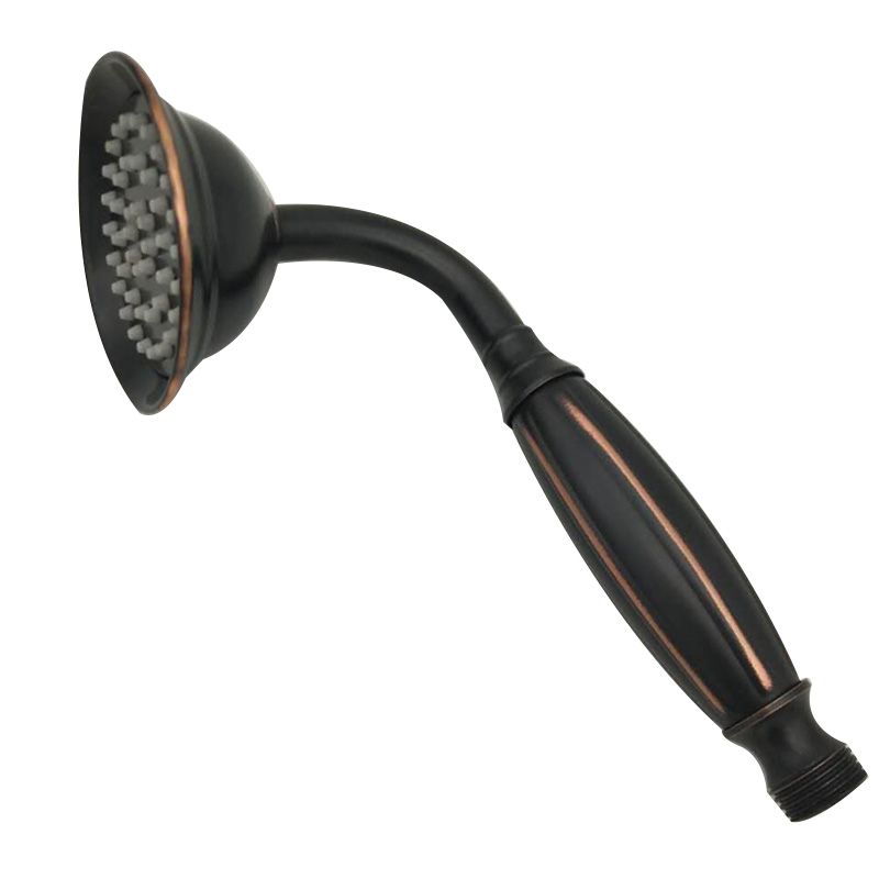 Junips | Traditional Handheld Shower Head with Hose Polished Brass Wall Mounted Shower Head