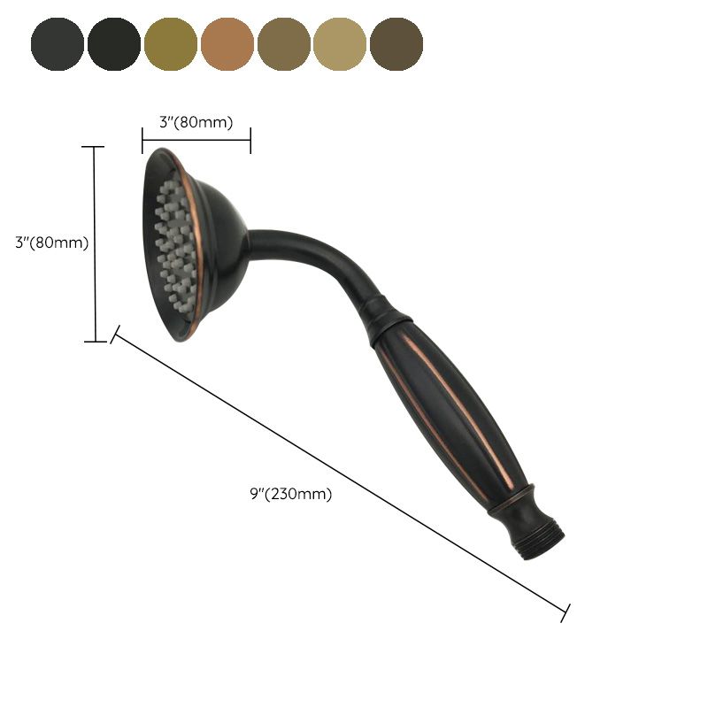 Junips | Traditional Handheld Shower Head with Hose Polished Brass Wall Mounted Shower Head