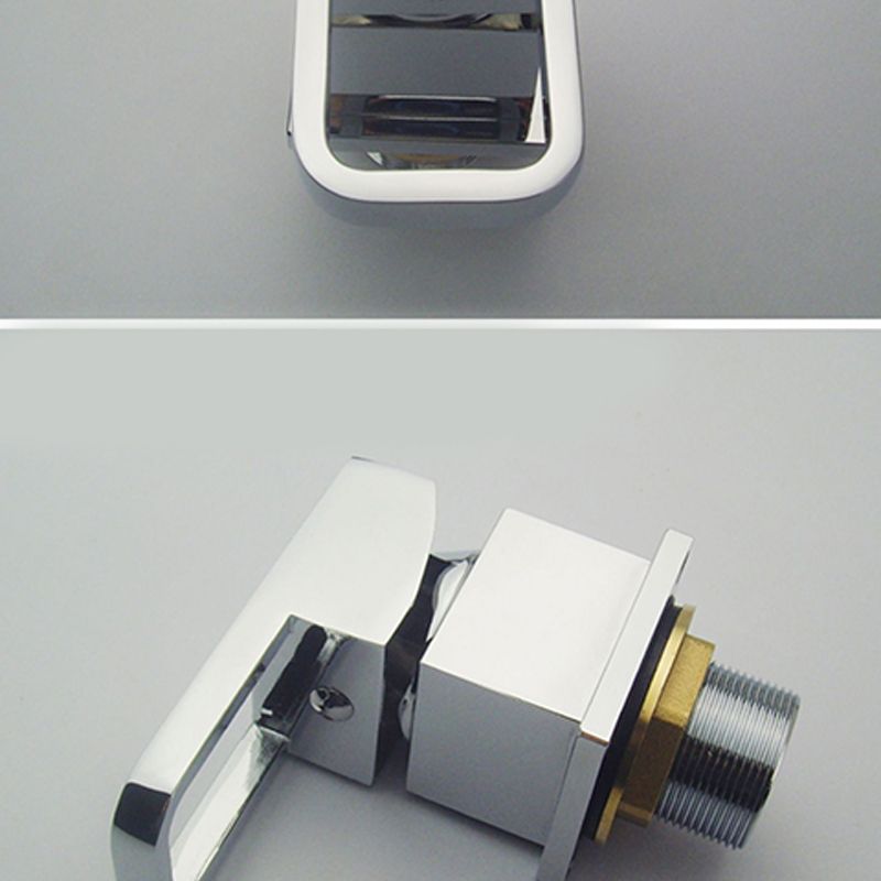 Junips | Modern Brass Roman Bathtub Faucet Waterfall Spout Bathtub Faucet