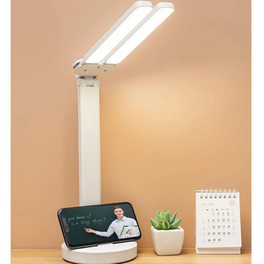 Junips | Adjustable Reading Lamp - Rechargeable Dimmable with Phone Table