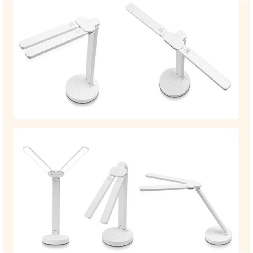 Junips | Adjustable Reading Lamp - Rechargeable Dimmable with Phone Table