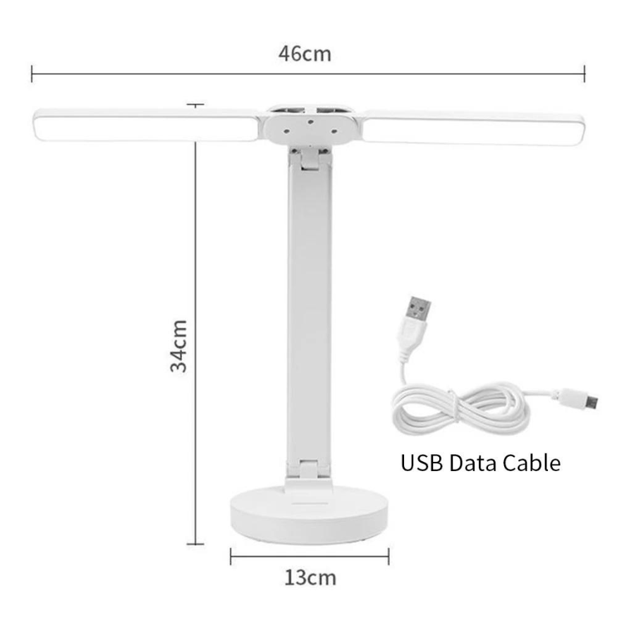 Junips | Adjustable Reading Lamp - Rechargeable Dimmable with Phone Table