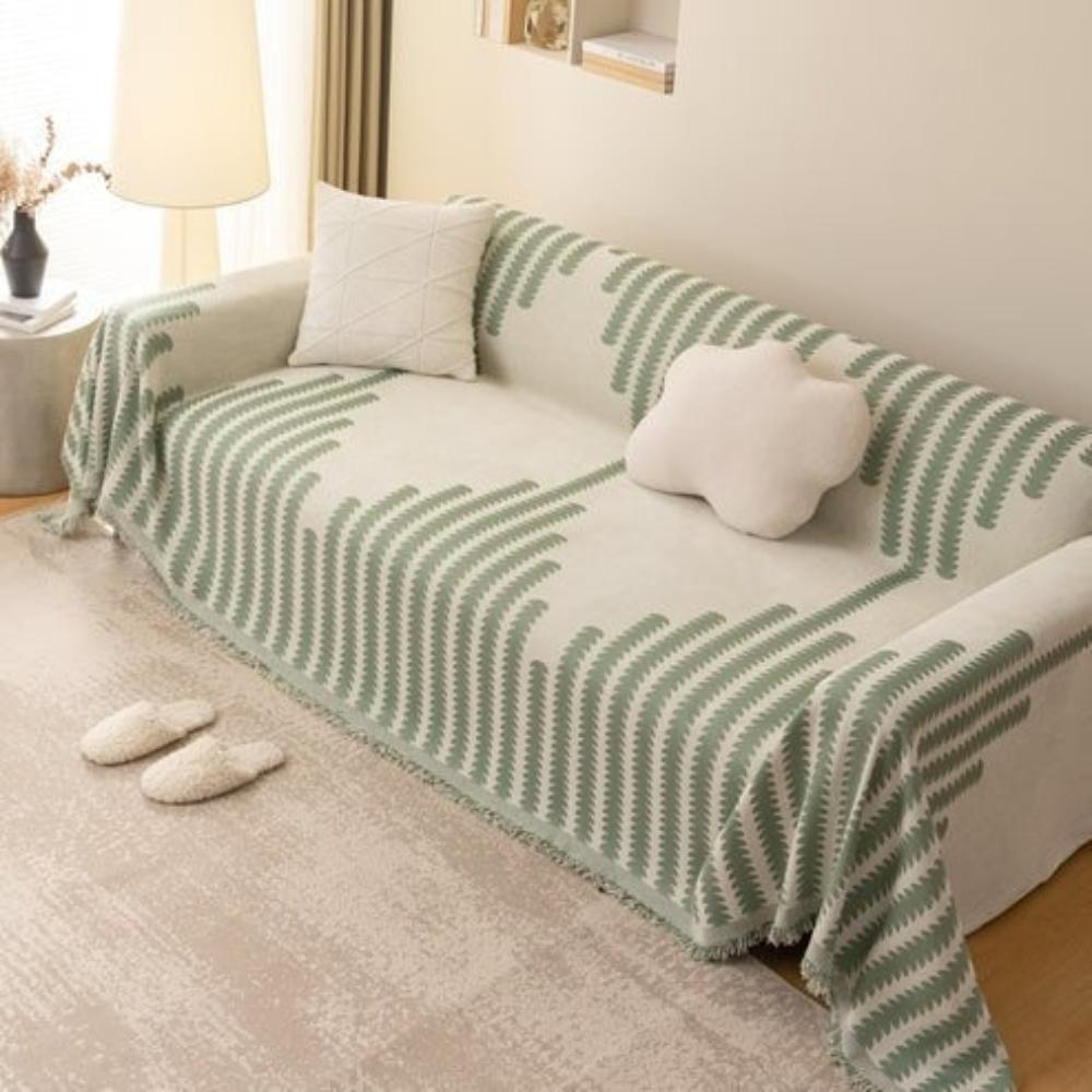 Junips | Modern Monochrome Fern Sofa Cover