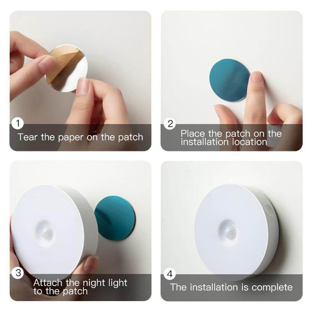Junips | Rechargeable Motion Sensor LED USB Night Light