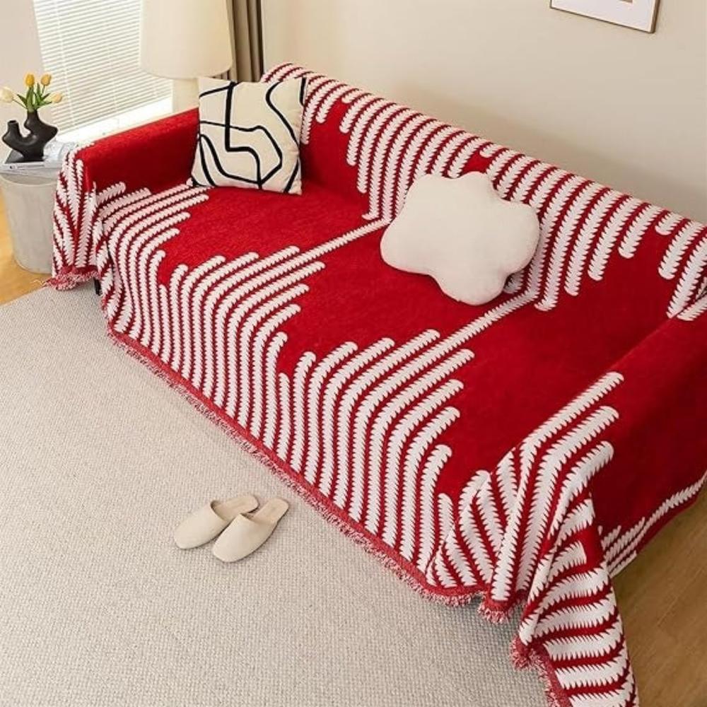 Junips | Modern Monochrome Fern Sofa Cover