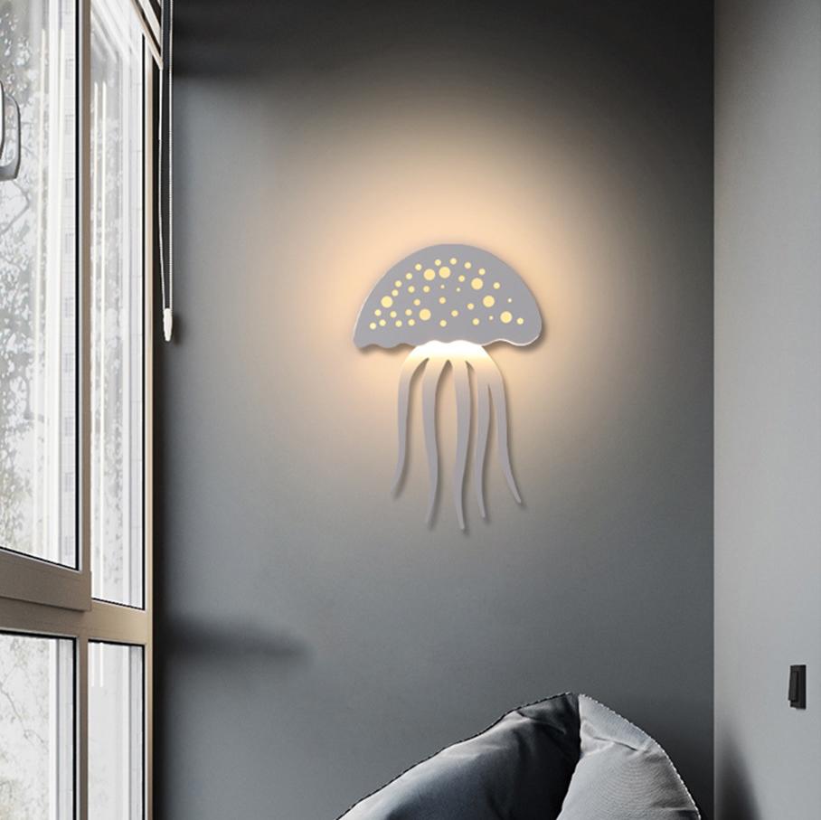 Junips | Modern creative 1-Light LED Jellyfish Wall Light