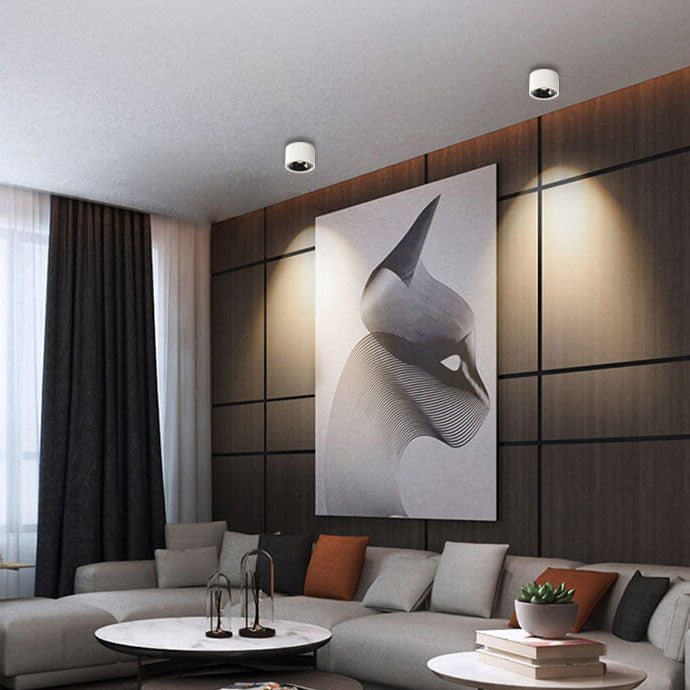 Junips | Origo Minimalistic LED Ceiling Light - Adjustable Round Recessed Lamp