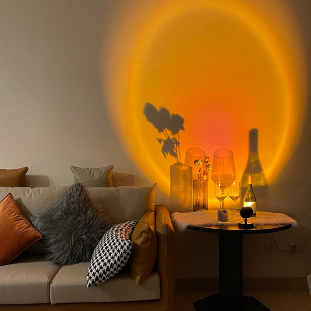Junips | GlowBright Retro-Sunset-Table Lamp