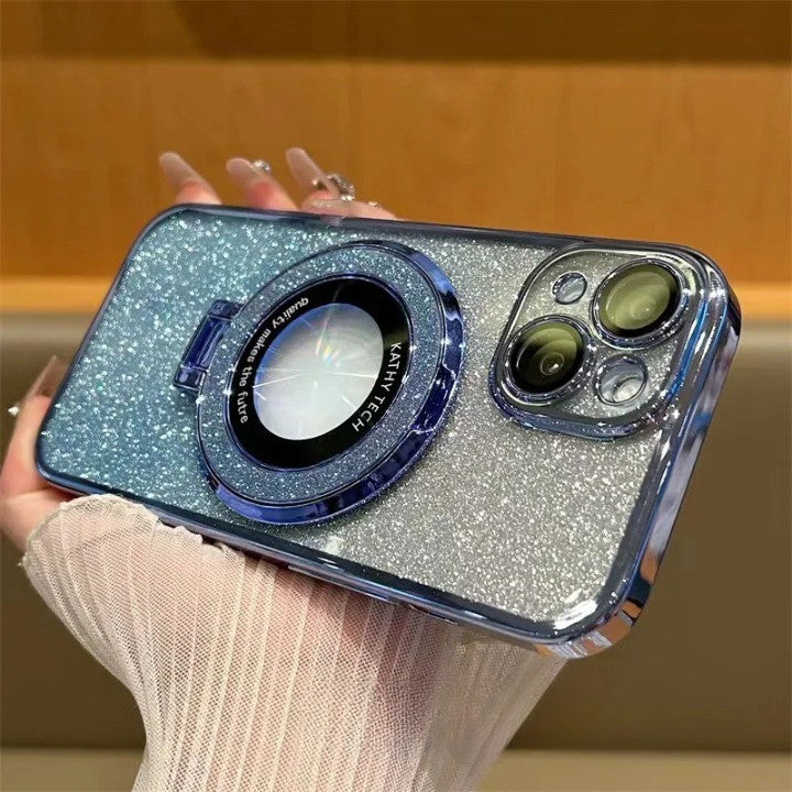 Junips | Glitter Magnetic Ring Stand Phone Case