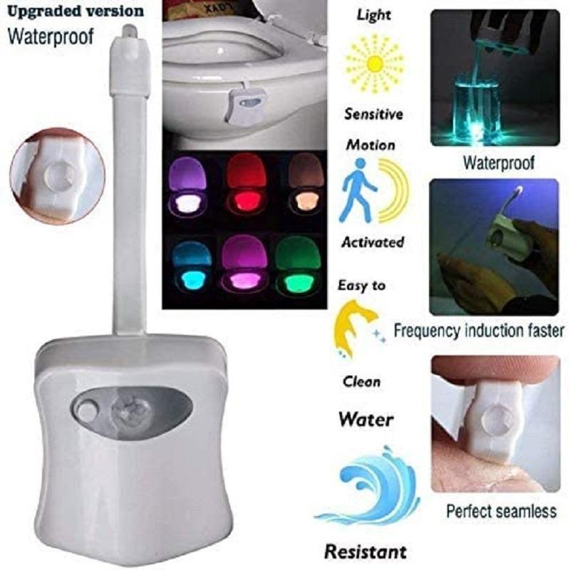 Junips | Toilet Cover Sensor Light Multi-function Toilet Night Light
