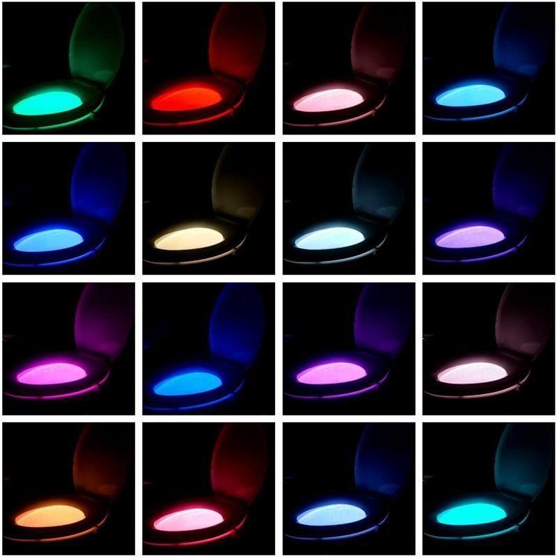 Junips | Toilet Cover Sensor Light Multi-function Toilet Night Light