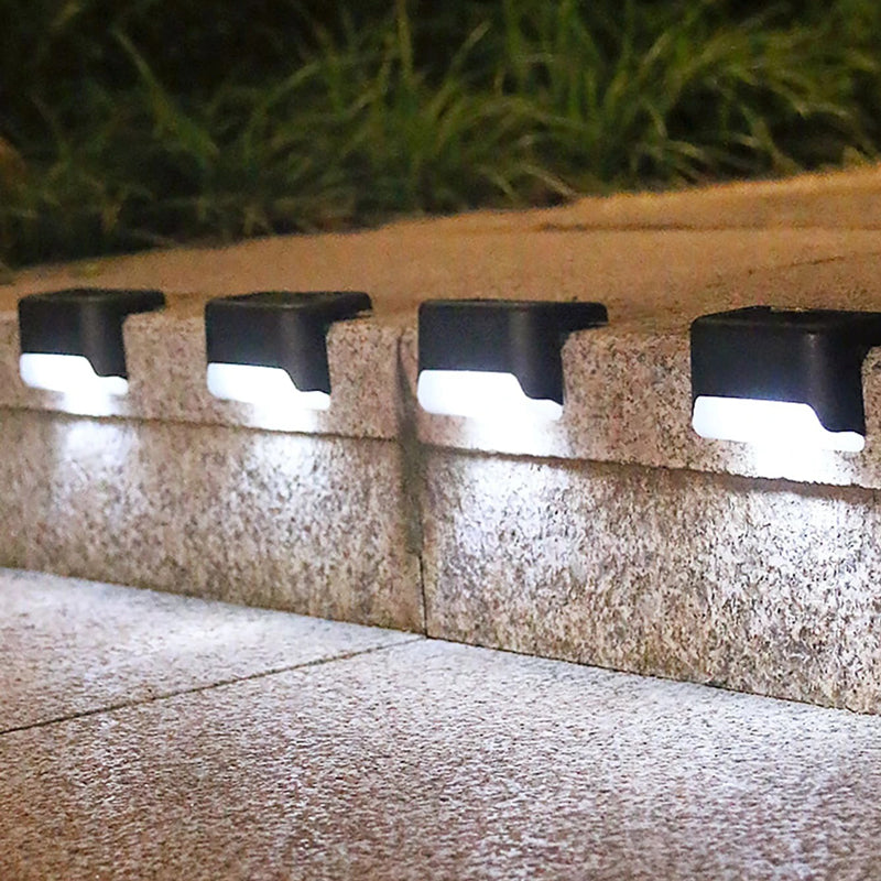 Junips | Waterproof Stair Solar Lights for Outdoors (4 pieces)