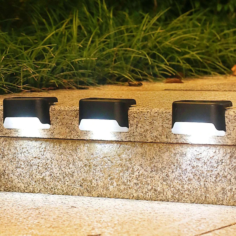 Junips | Waterproof Stair Solar Lights for Outdoors (4 pieces)