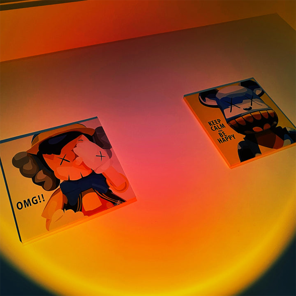 Junips | GlowBright Retro-Sunset-Table Lamp