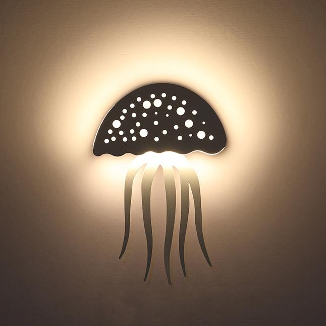 Junips | Modern creative 1-Light LED Jellyfish Wall Light