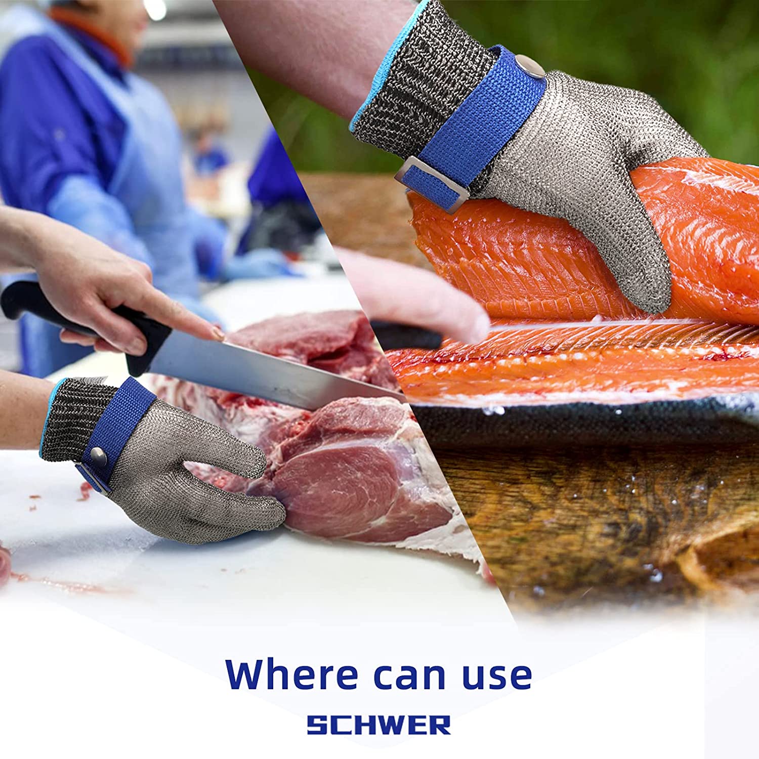 Junips | Food grade stainless steel mesh metal glove