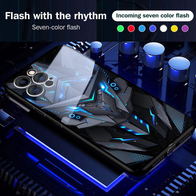 Junips | Cool Mecha Apple Smart Flash Phone Case