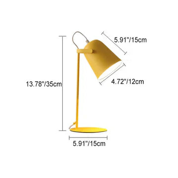 Junips | Nordic Macaron Color Creative Iron Bucket Design Light Table Lamp