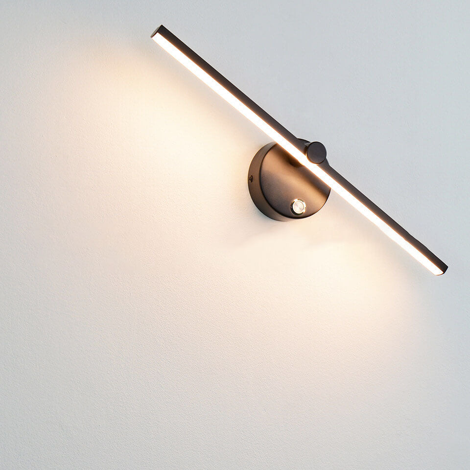 Junips | Nordic Minimalist Aluminium Long Bar Switch LED Mirror Wall Light Lamp