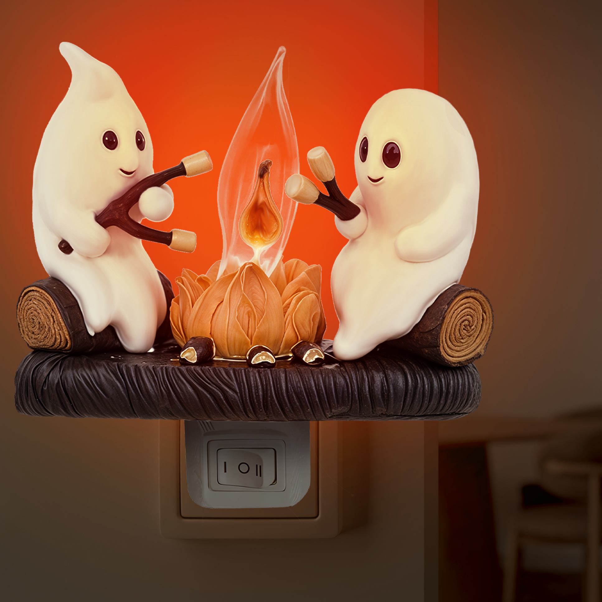 Junips | Halloween Ghost Campfire Night Light