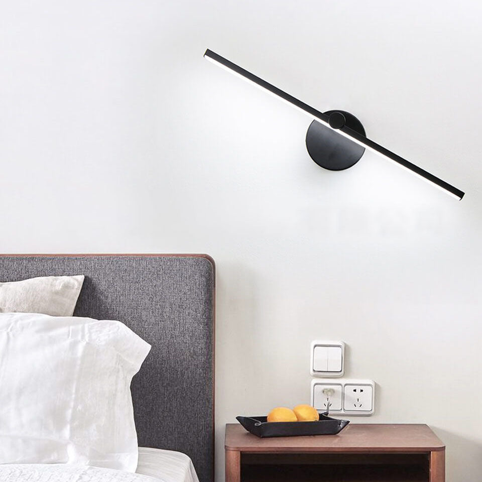 Junips | Nordic Minimalist Aluminium Long Bar Switch LED Mirror Wall Light Lamp