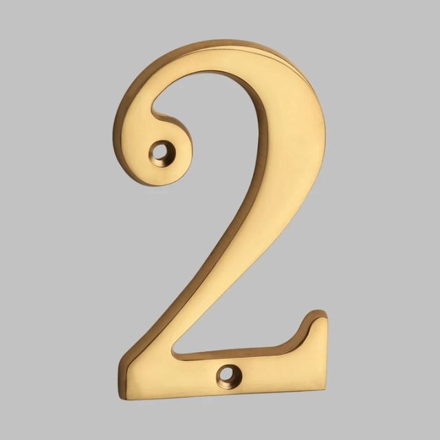 Junips | Traditional house numbers made of solid brass
