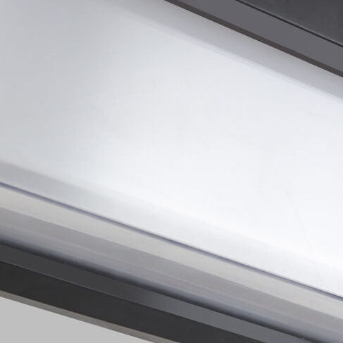 Junips | Modern Minimalist Solar Rectangle PC LED Outdoor Wall Light Lamp For Outdoor Patio