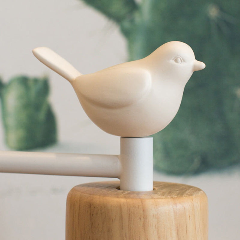 Junips | NordicDome - Metal and Wood Wall Lamp with Bird for the Children's Room