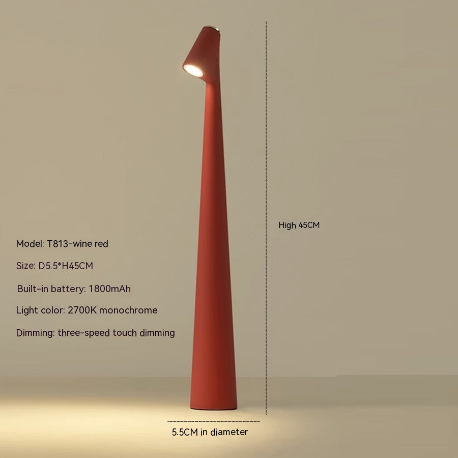Junips | Table Lamp Modern Red Metal LED Light
