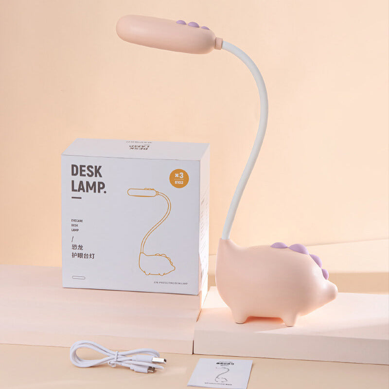 Junips | Rechargeable LED Desk Lamp with Cartoon Dinosaur Eye Care