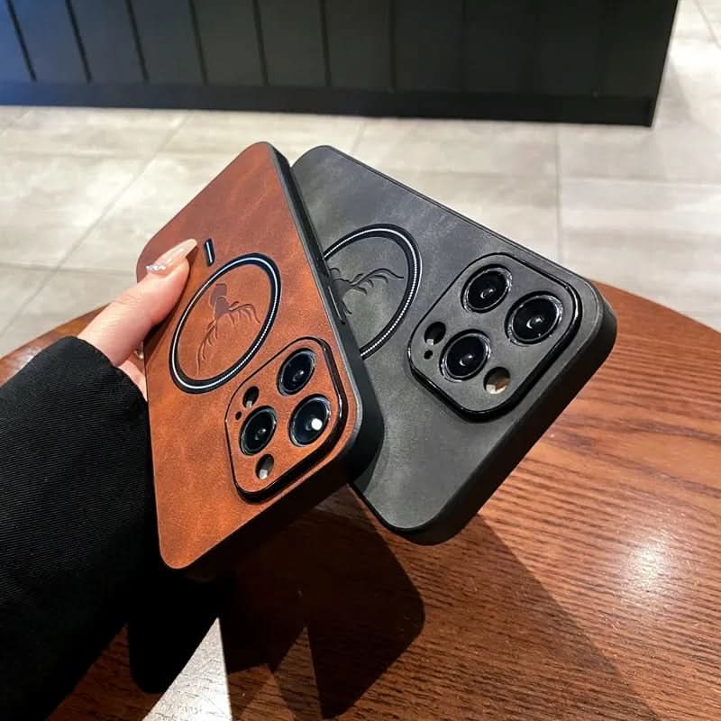 Junips | Deer Leather iPhone Case MagSafe Wireless Charging