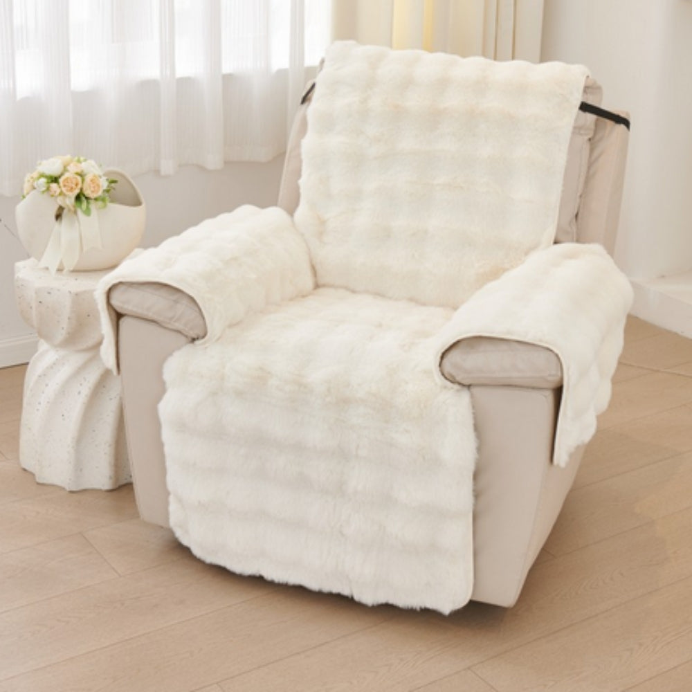 Junips | Faux Fur Recliner Sofa Cover